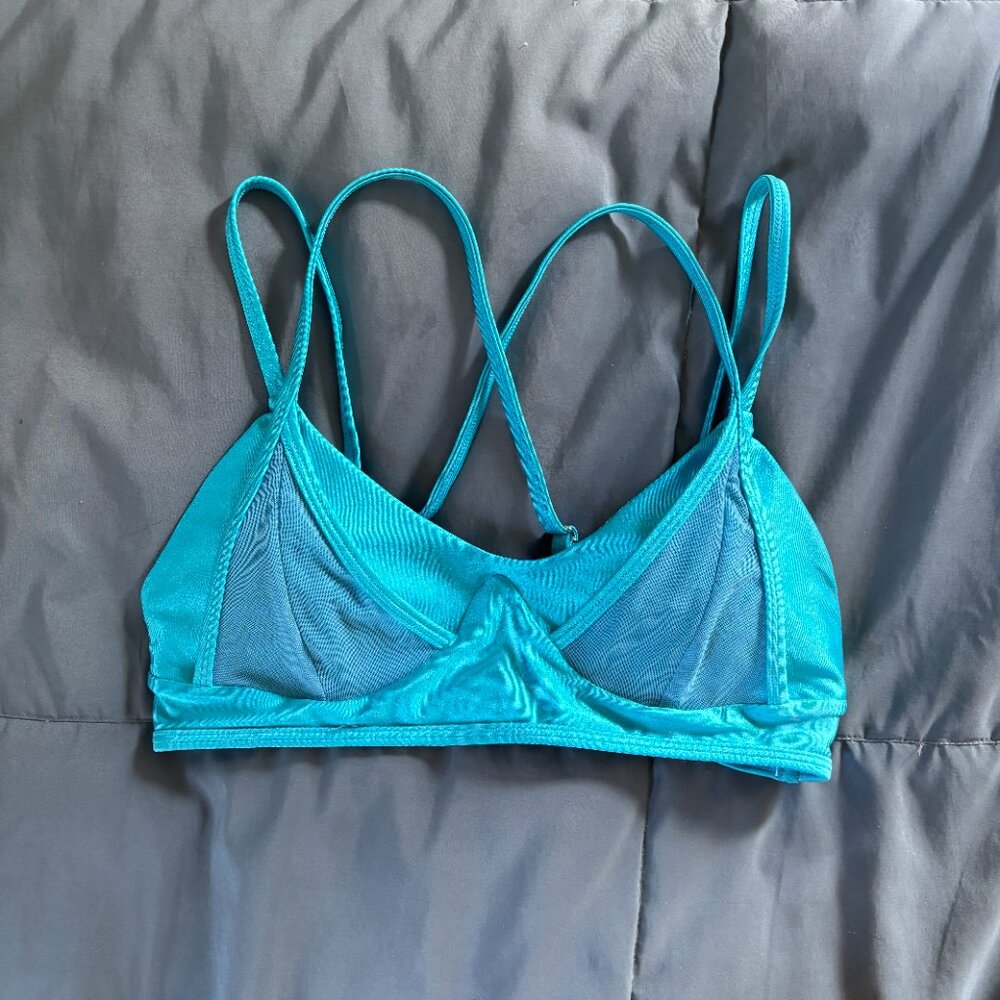 Cxix | Classique Triangle Bralette In Electric Bl… - image 4